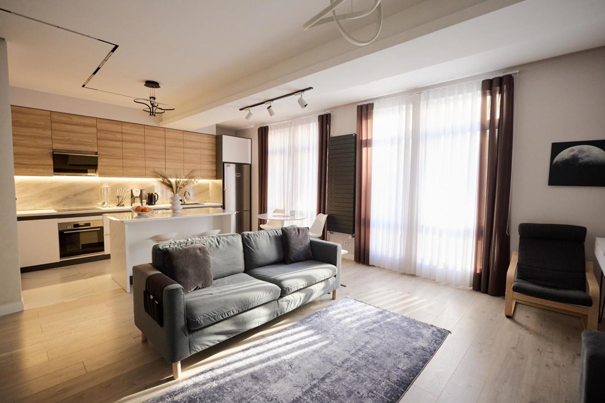 Lovely 1-Bedroom Rental Unit In Downtown Dusjanbe Exteriör bild